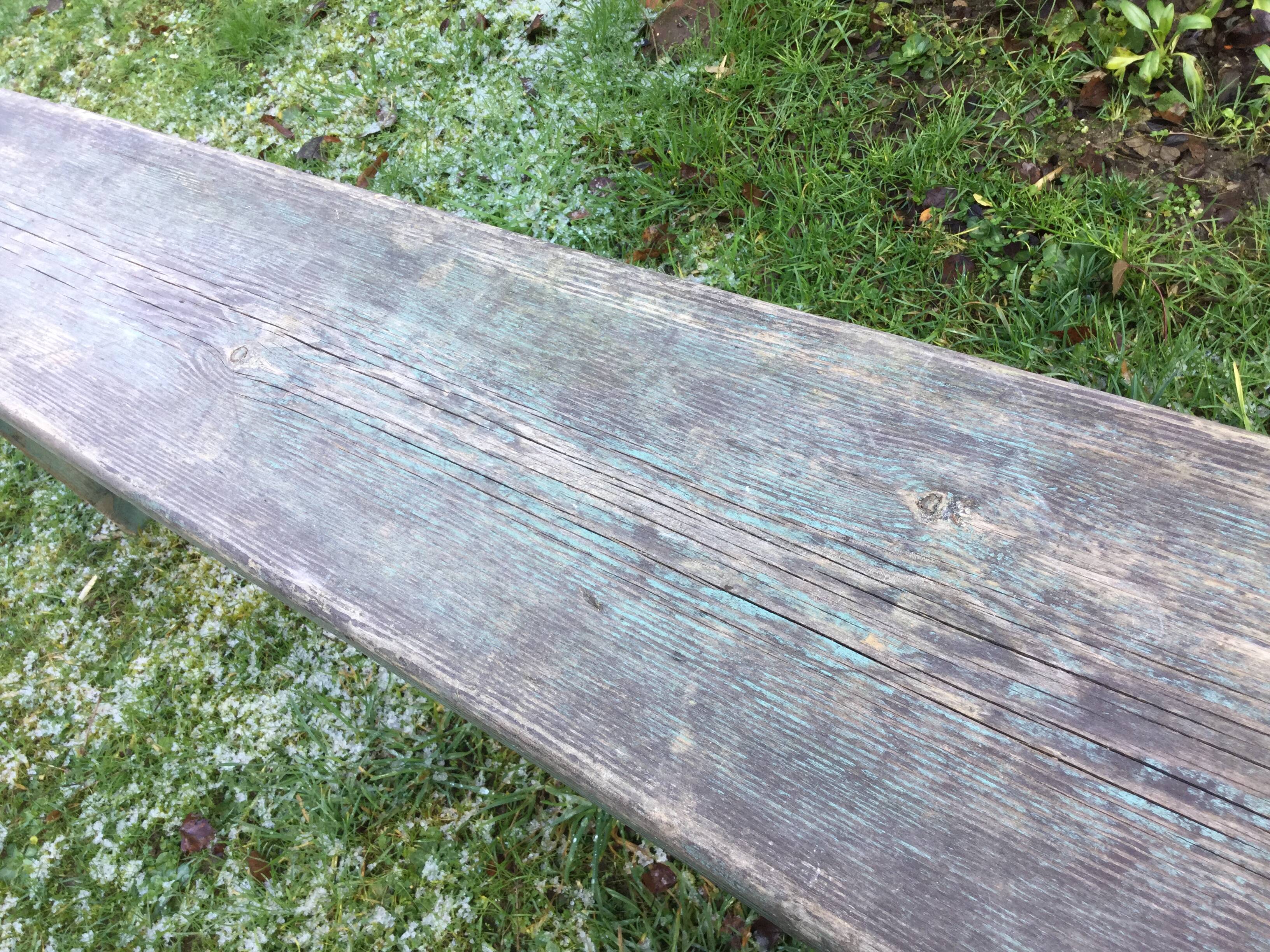 Pair of wooden benches