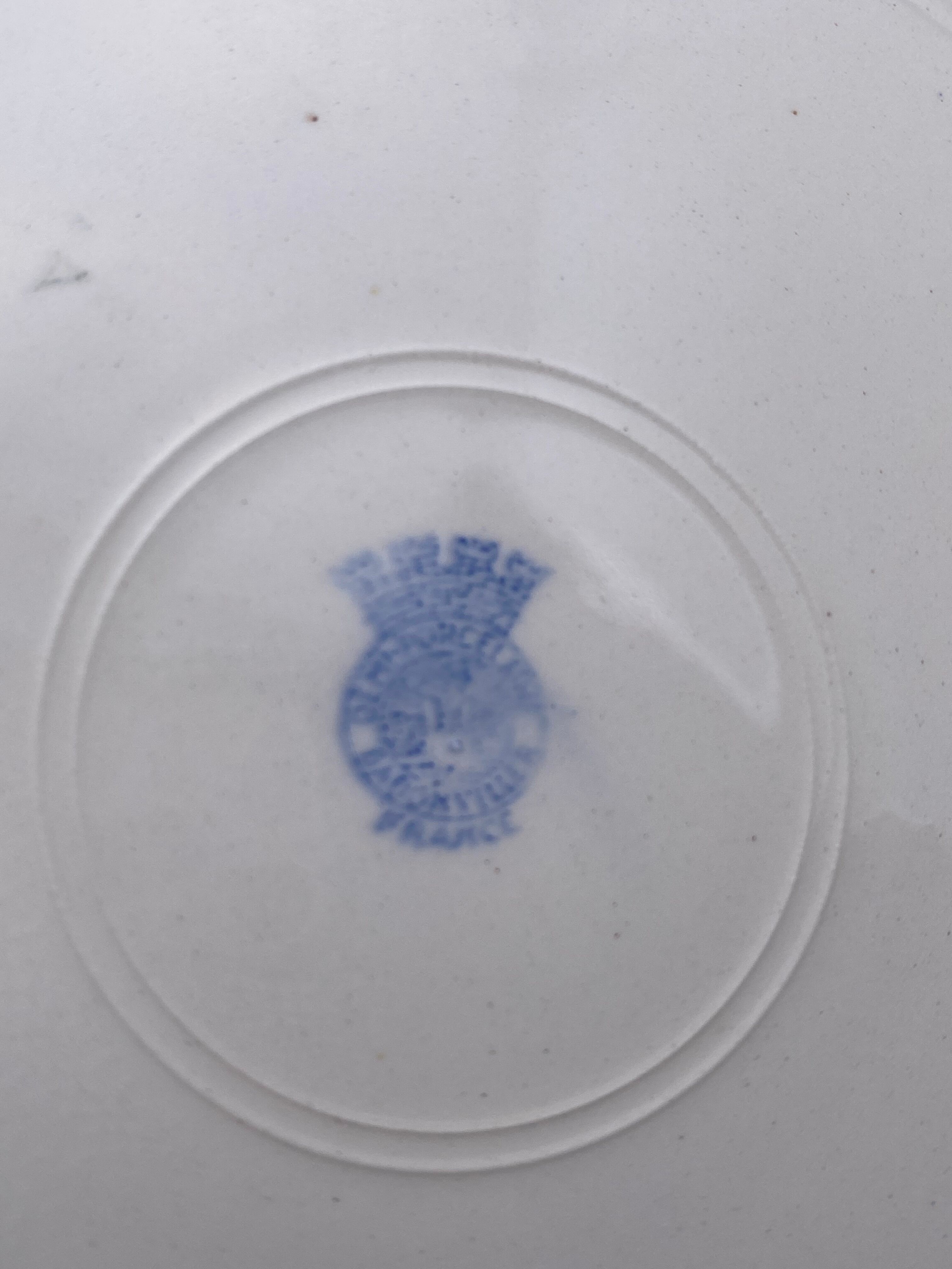 Flat plates with small flowers Luneville - MLRDP6