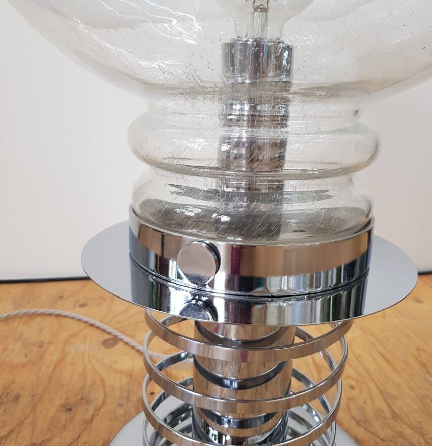 Space Age Lamp with Handblown Murano Glass from Doria Leuchten