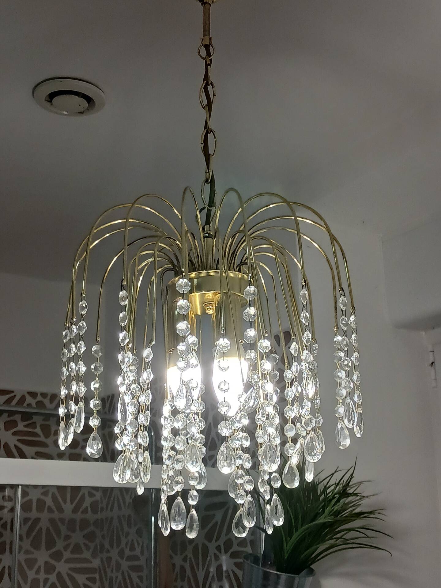 Italian vintage 70's chandelier