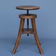 Industrial adjustable piano stool. 1930s