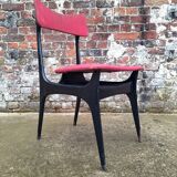 Set of 6 vintage Alfred Hendrickx chairs for Belform model S3