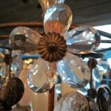 Chandelier with flowers in tassels