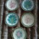 5 assiettes anciennes majolique Longchamp 