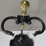 Umbrella door cast and copper, 40s