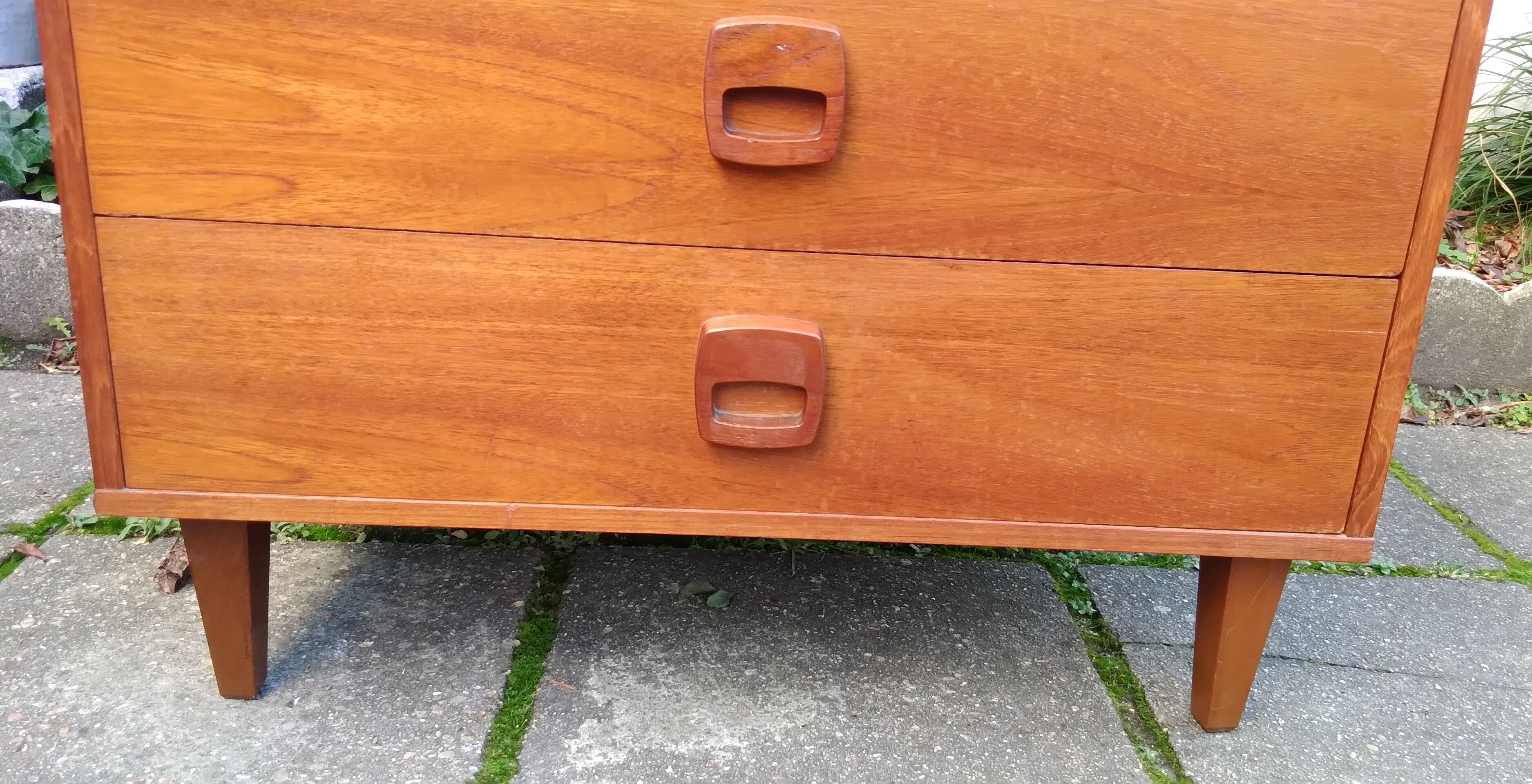 Scandinavian teak chest of drawers 1960