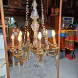 Lustre 19 éme Bronze et Cristal