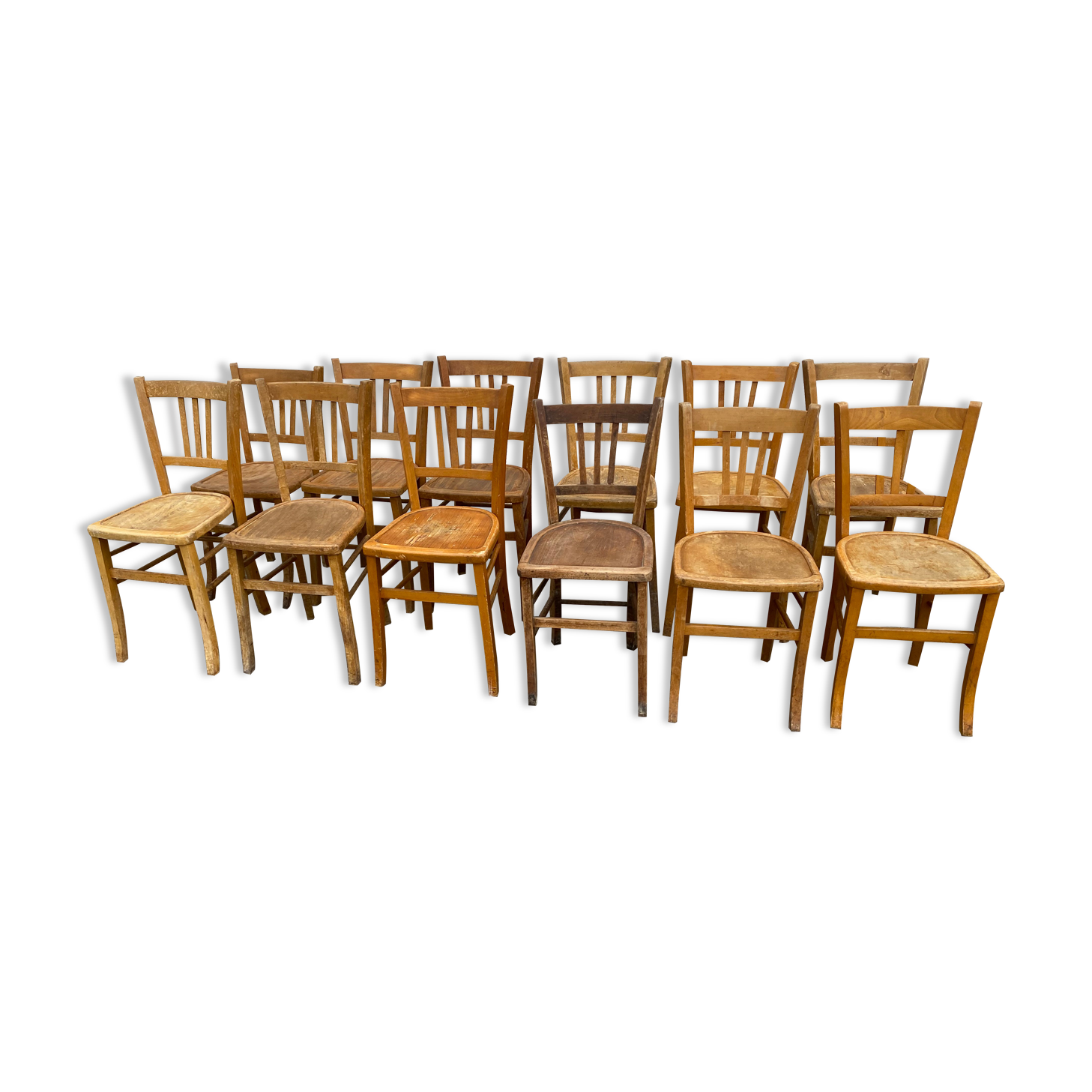 Set of 12 bistro chairs
