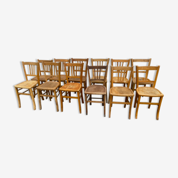 Set of 12 bistro chairs