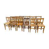 Set of 12 bistro chairs