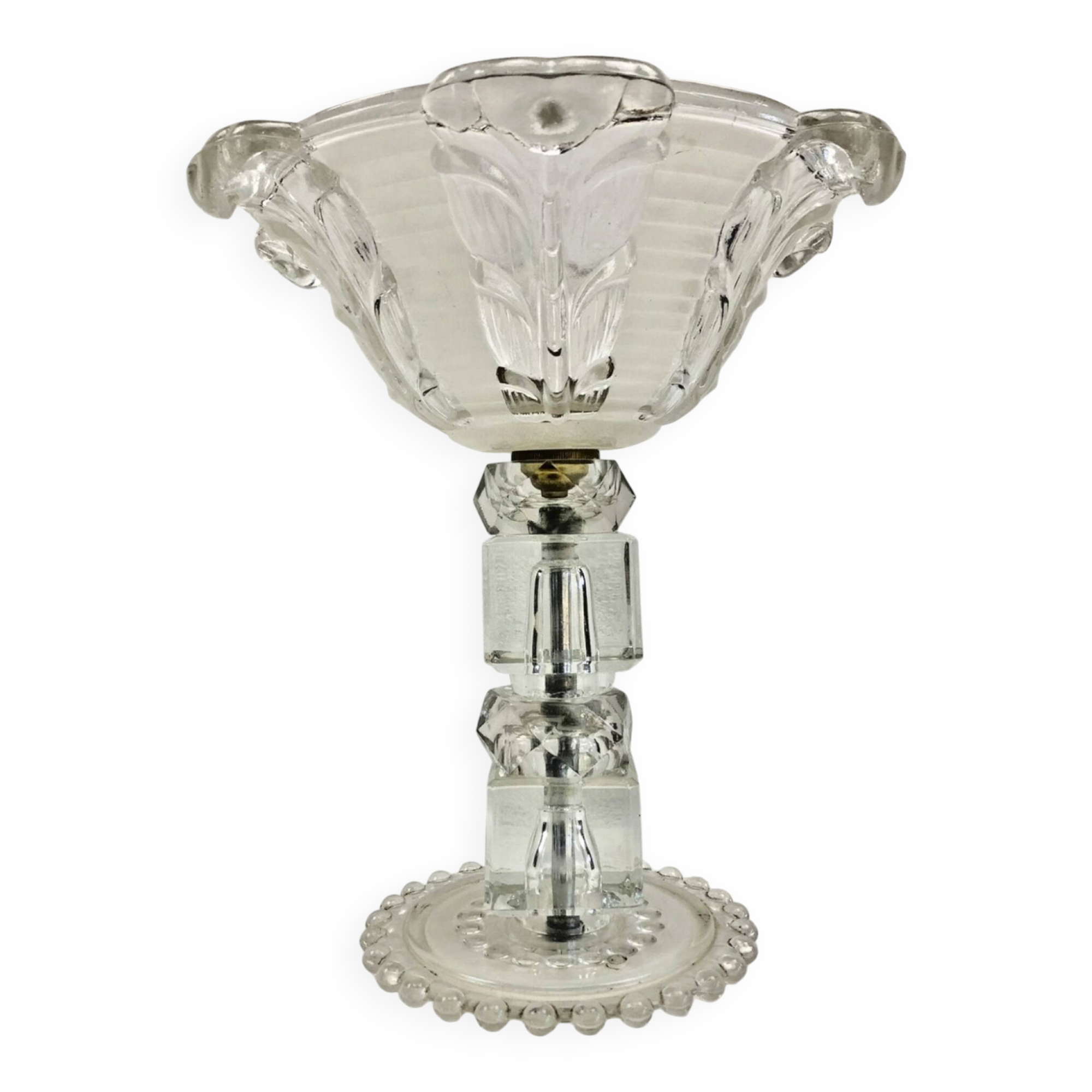Vintage Art Deco lamp 1930 Modernist Jacques Adnet basin Ezan