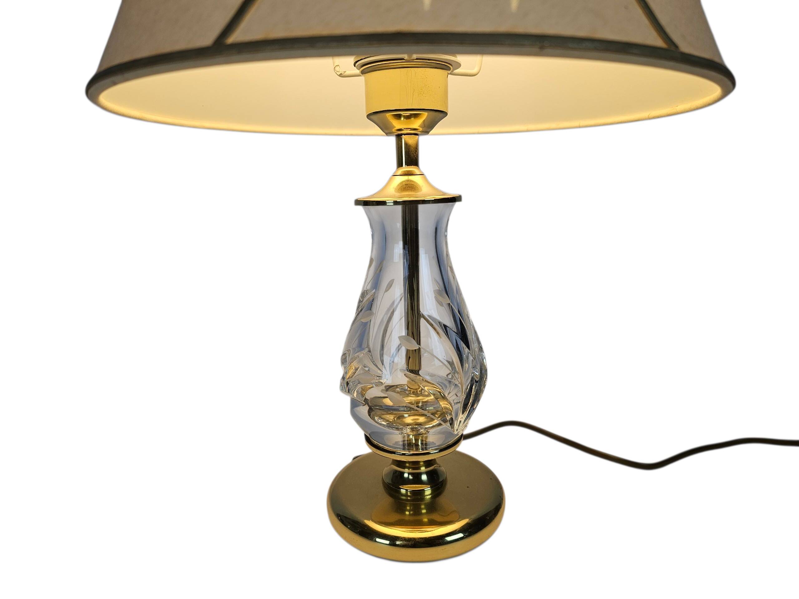 Nachtmann Leuchten design - Hollywood Regency style - crystal - table lamp
