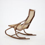 1960s Antonin Suman Bentwood Rocking Chair, Czechoslovakia