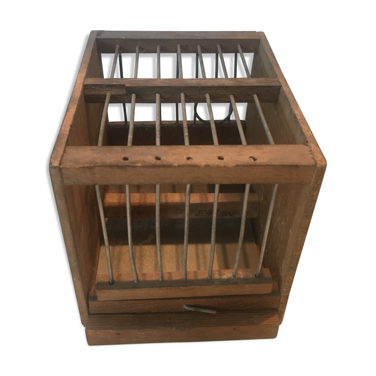 Wooden bird cage
