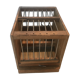 Cage à oiseaux en bois