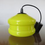 Hanging in yellow opaline 60 70 years