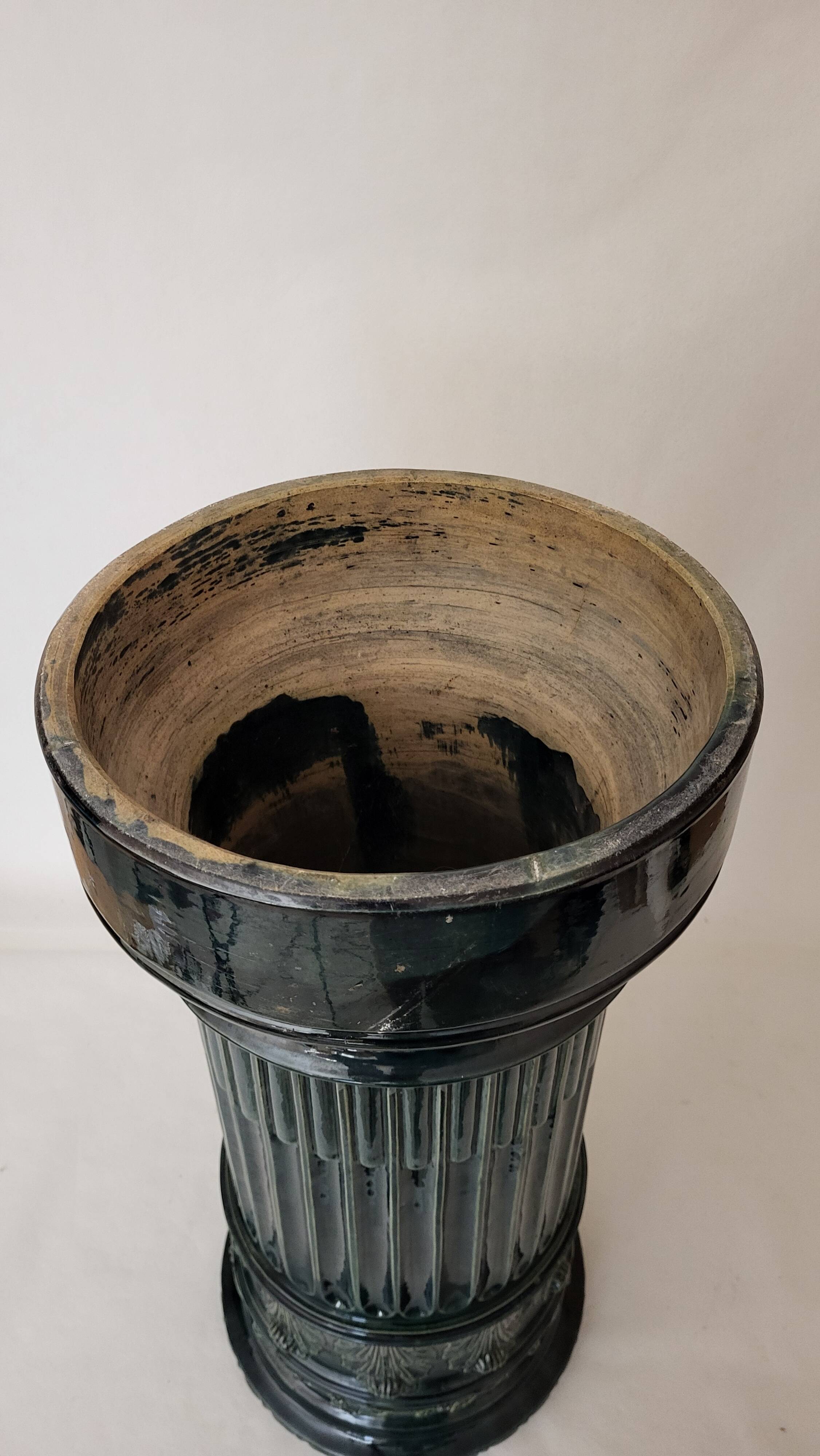 Column and its flowerpot by Johann Peter Gréber (1820-1898)