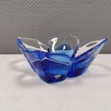 Lotus Glass bowl in mouth-blown glass from Swedish Orrefors 1988.