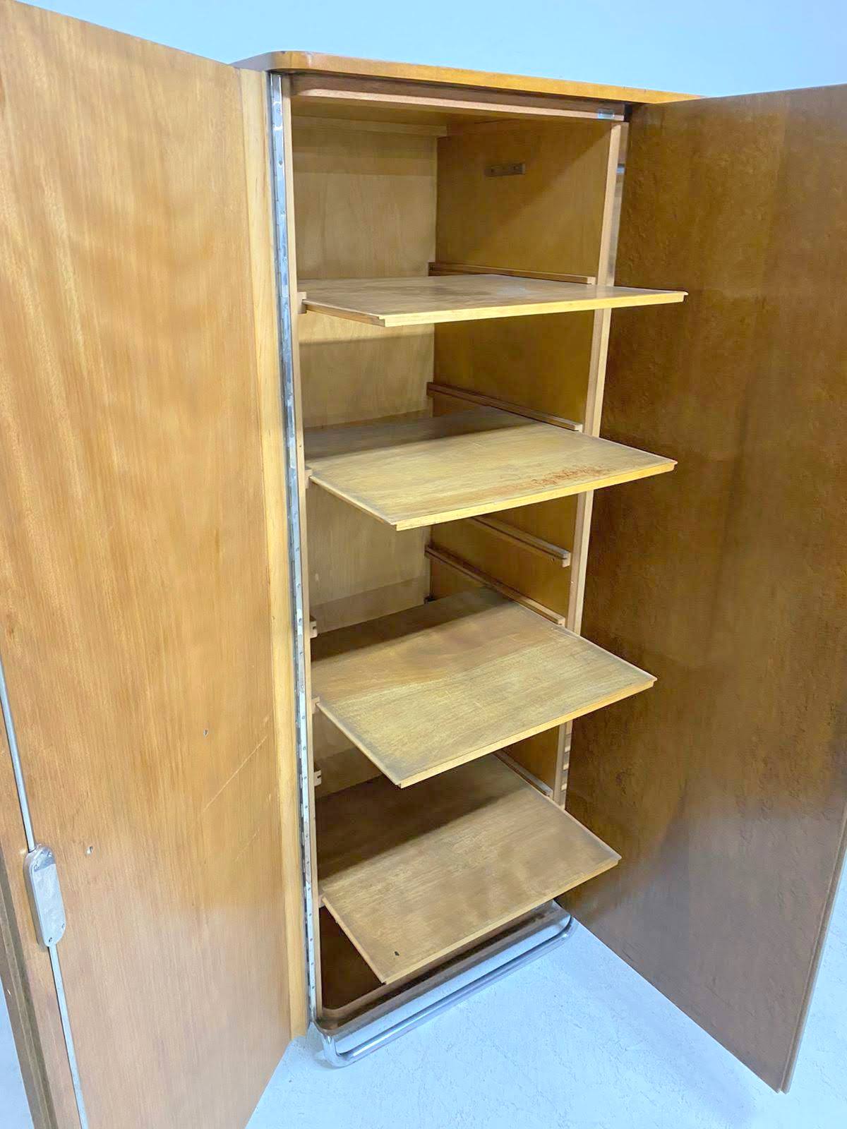 Bauhaus wardrobe by Mücke Melder, 1930s, Bohemia