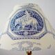 Toile de Jouy lampshade, Diana the Huntress motif
