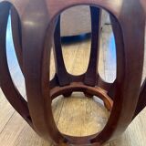 Mahogany stool, Asia, 20th century