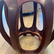 Mahogany stool, Asia, 20th century