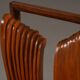 Vintage sculptural unique design dining chairs, France 1960s set of 2