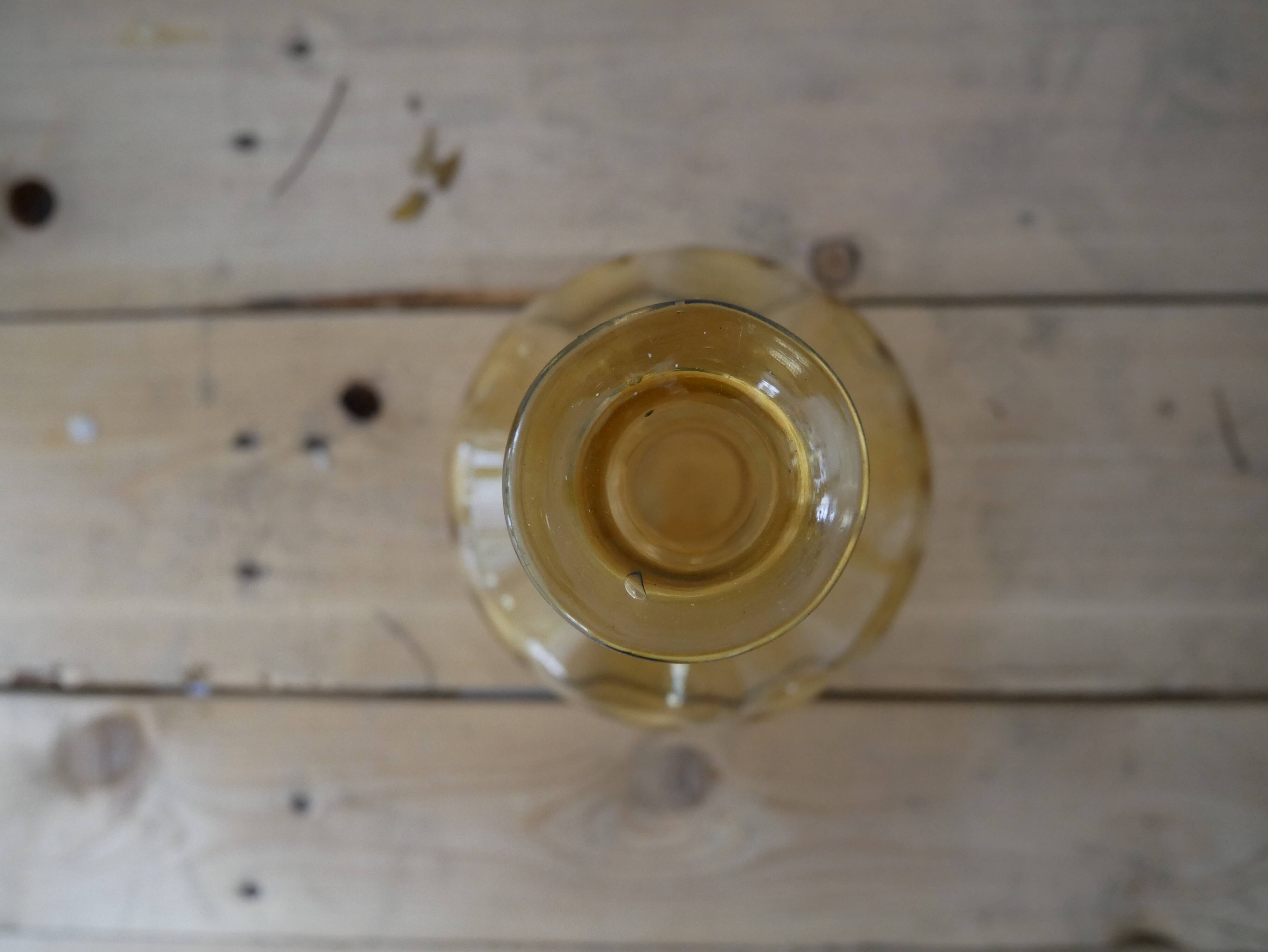 Yellow soliflore vase