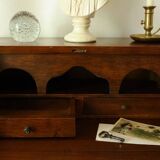 20th century walnut sloping secretary