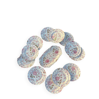 Service à dessert modèle Rose Chintz