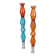 Pair of totem sculptures, 1980s
