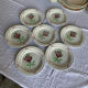 8 flat plates for starter-dessert - Saint-Amand - Model Dominique