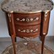 Louis XVI style marquetry bedside table