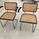 Suite of 6 chairs and armchairs Marcel Breuer B32 B64