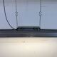 Grey Industrial Hanging Tube Light from Polam Gdansk, 1970s