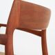 Armchair “#57” by Niels Otto Møller / Teak / Paper cord / Fully restored / 1960s / 1970s / Danish Modern Design