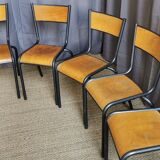 Lot of 18 vintage chairs "mullca"