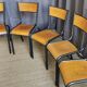 Lot de 18 chaises vintage "mullca"