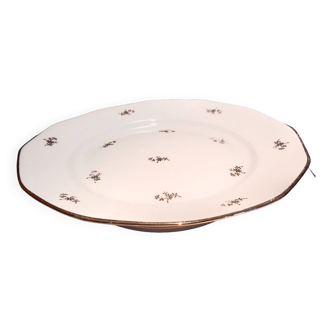 Standing presentation plate