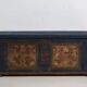 Antique navy blue bridal trunk (1855)