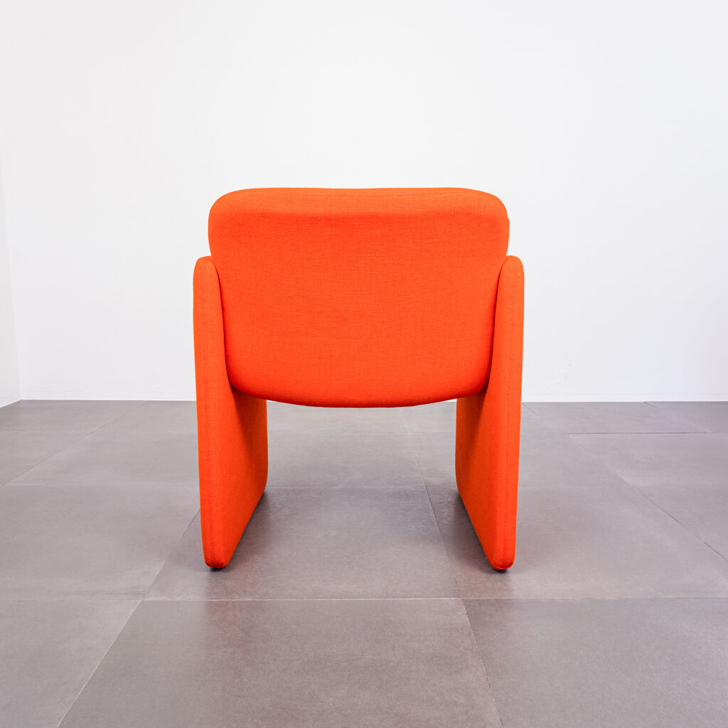 Set 2 armchairs Emmegi Lanetta orange
