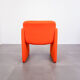 Set 2 armchairs Emmegi Lanetta orange