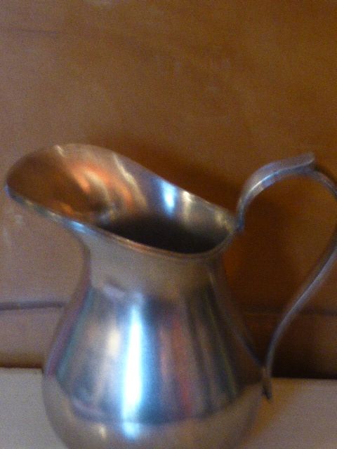 Coffee set in silver metal composed of 3 pitchers, Millan Freres, Paris
