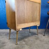 End table, vintage art deco bedside