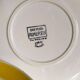 Ten dessert plates faience from gien creation primefleur, vintage "caroline" service