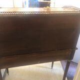 Mahogany plated cylinder desk