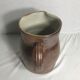 Former ceramics pitcher marron int white years 60 art de la table vintage