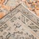 7x10 Pale Orange Floral Vintage Rug, 204x296Cm