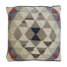 Handmade Geometric Kilim Cushion Cover Beige Blue Scatter Cushion