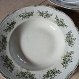 9 Badonviller Terre de Fer soup plates